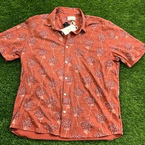 Men’s Civil Society Button Down Hawaiian Shirt- NWT
